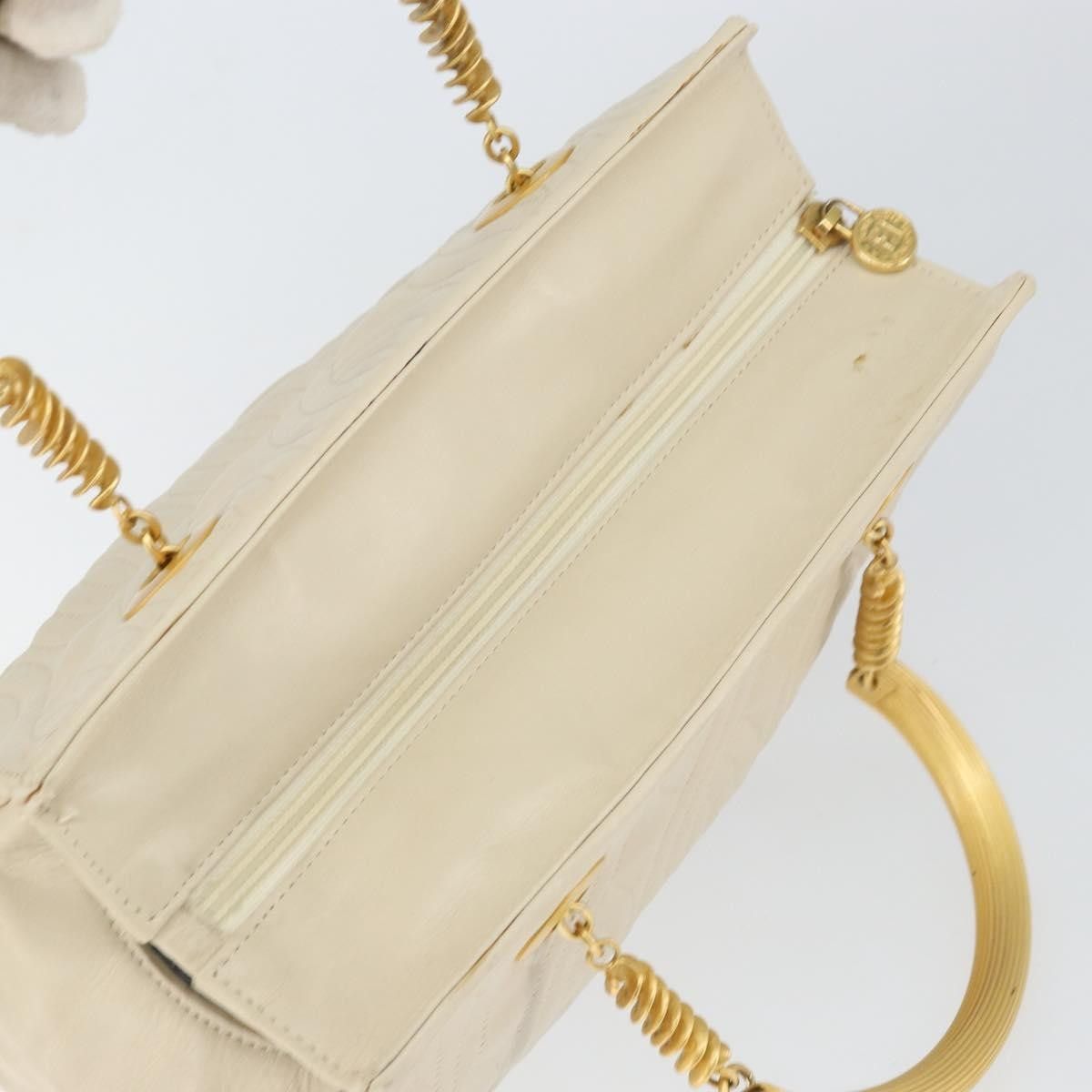 Fendi Fendi Wave Stitch Handbag Leather Size ONE SIZE - 15 Thumbnail