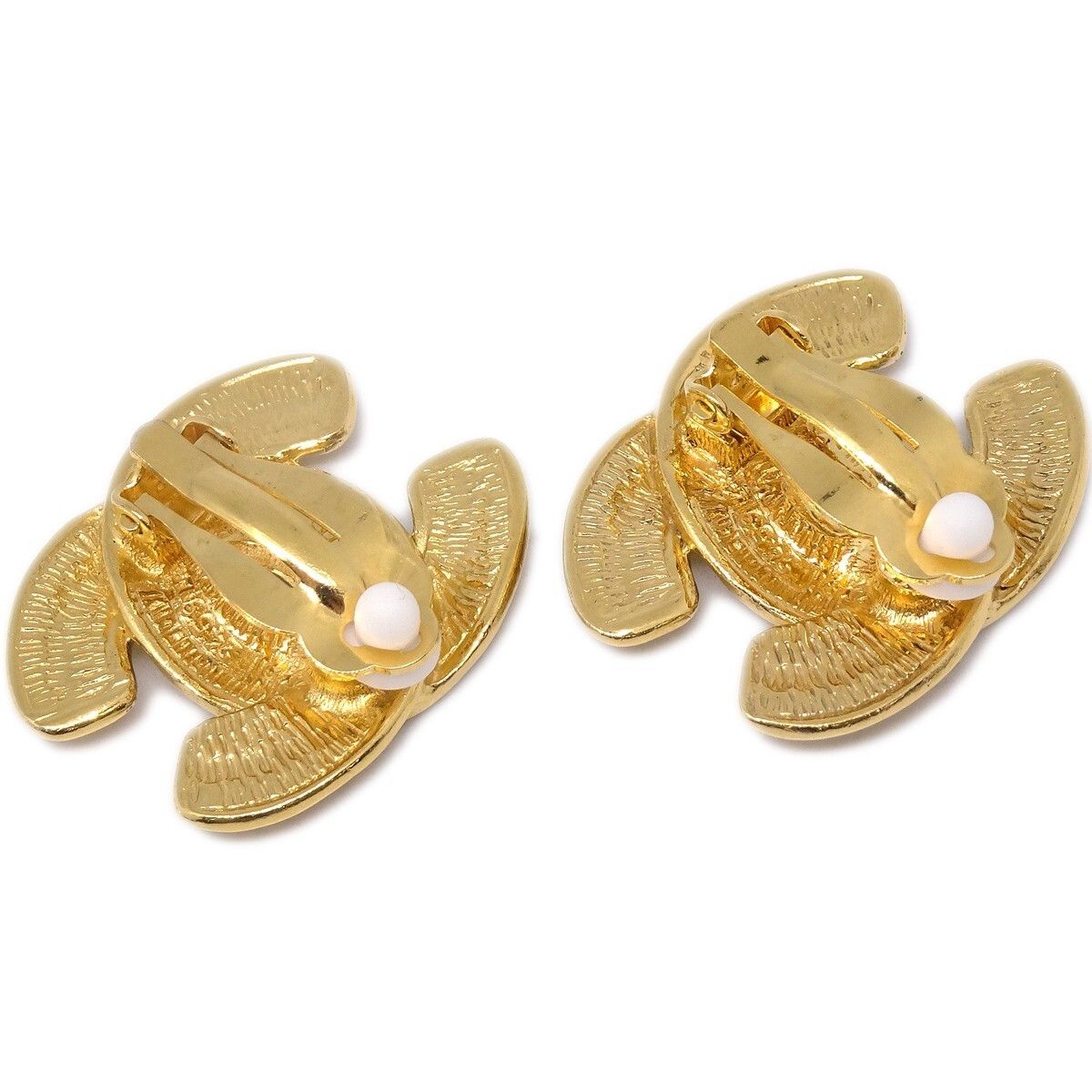 Chanel Chanel CC Clip-On Quilted Metal Size ONE SIZE - 2 Thumbnail