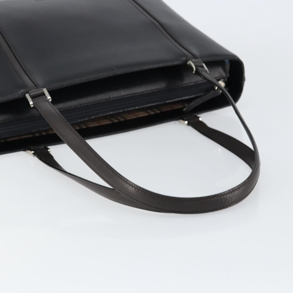 Burberry Burberry Handle Tote Leather Size ONE SIZE - 7 Thumbnail