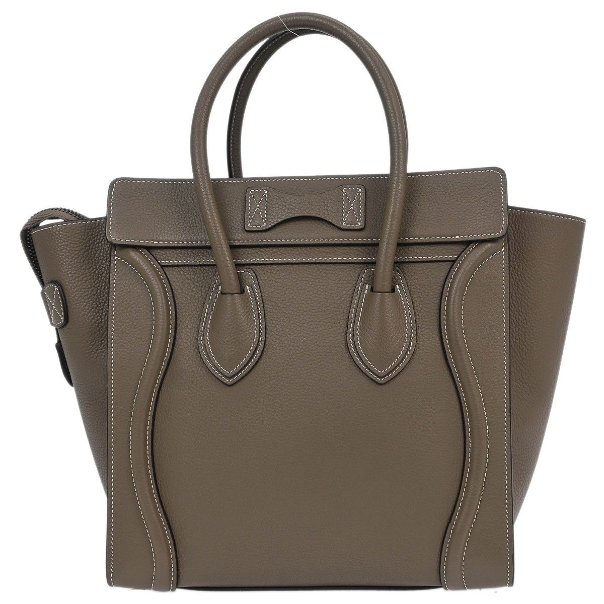 Celine Celine Luggage Bag Smooth Leather Size ONE SIZE - 2 Thumbnail