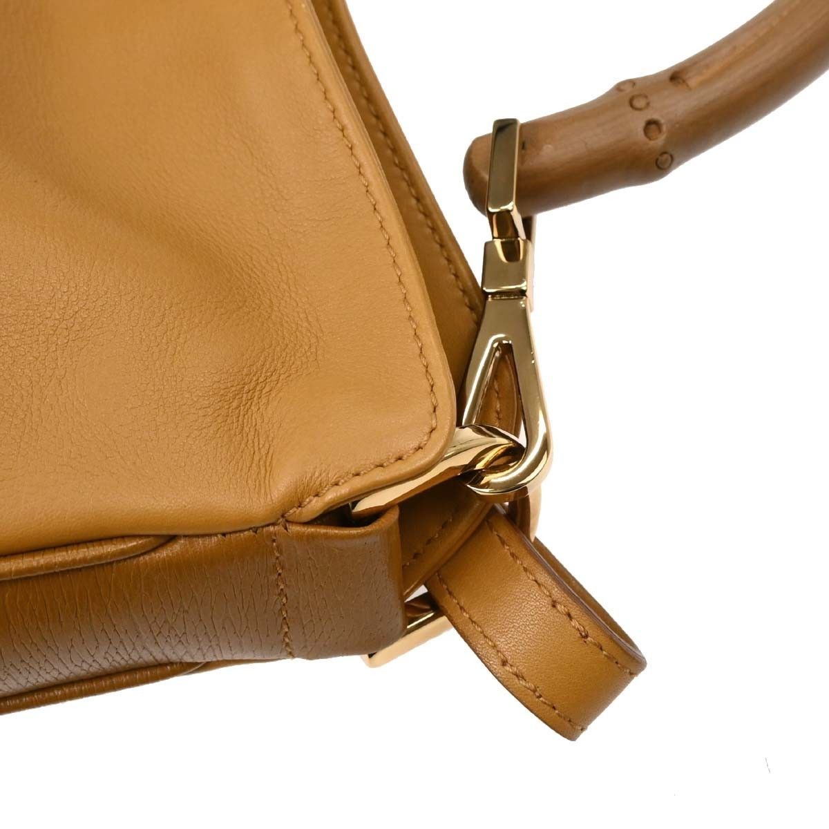 Gucci Gucci Diana Bamboo Shoulder Bag Leather Size ONE SIZE - 9 Thumbnail