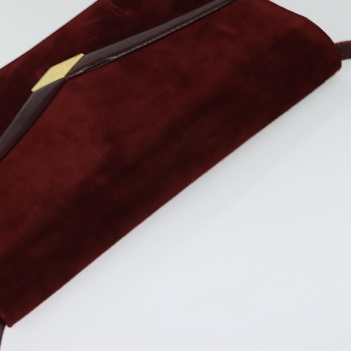 Salvatore Ferragamo Salvatore Ferragamo Flap Shoulder Bag Suede Size ONE SIZE - 15 Thumbnail