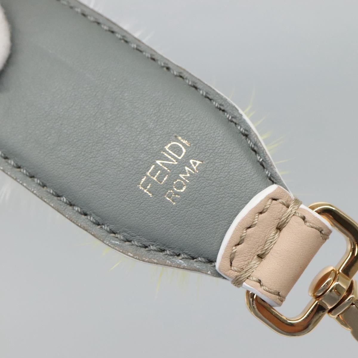 Fendi Fendi Pom Pom Strap You Shoulder Strap Leather and Fur Size ONE SIZE - 6 Thumbnail