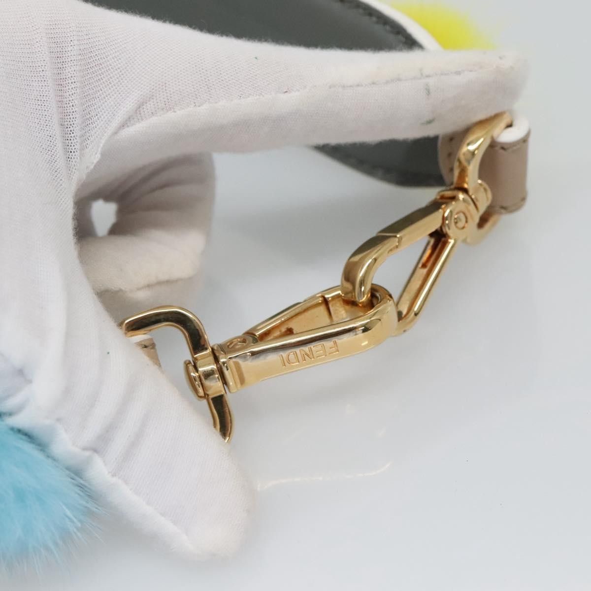 Fendi Fendi Pom Pom Strap You Shoulder Strap Leather and Fur Size ONE SIZE - 5 Thumbnail