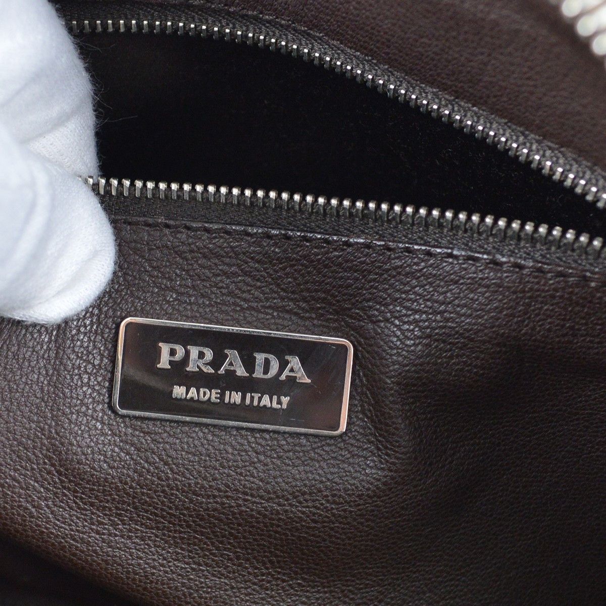 Prada Prada Bowler Bag Saffiano Leather Size ONE SIZE - 5 Thumbnail