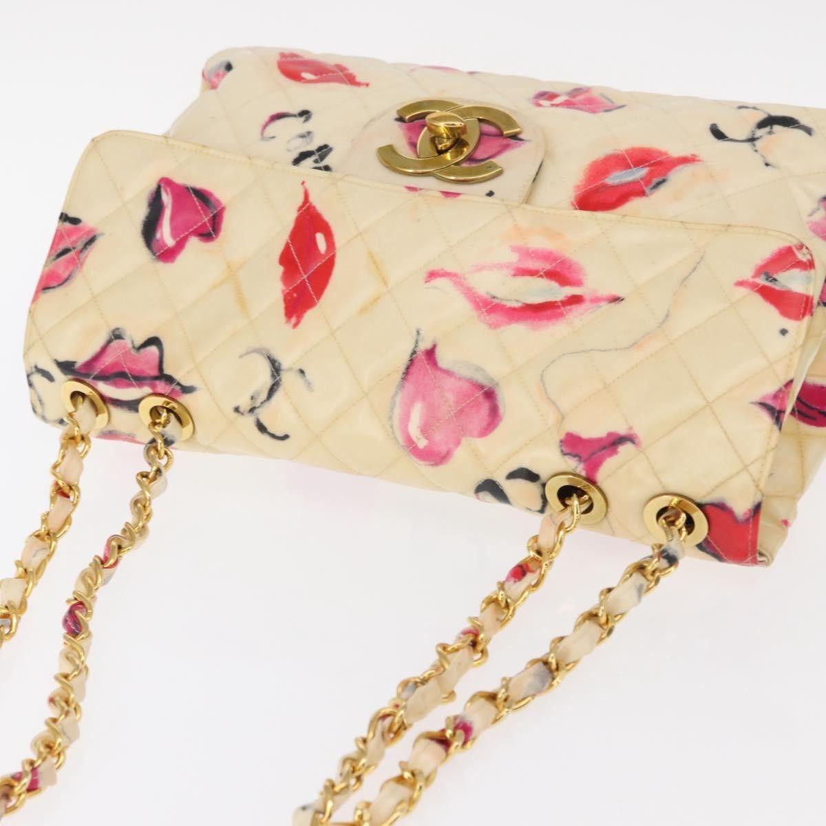 Chanel Chanel Vintage Classic Single Flap Bag Vinyl Size ONE SIZE - 6 Thumbnail