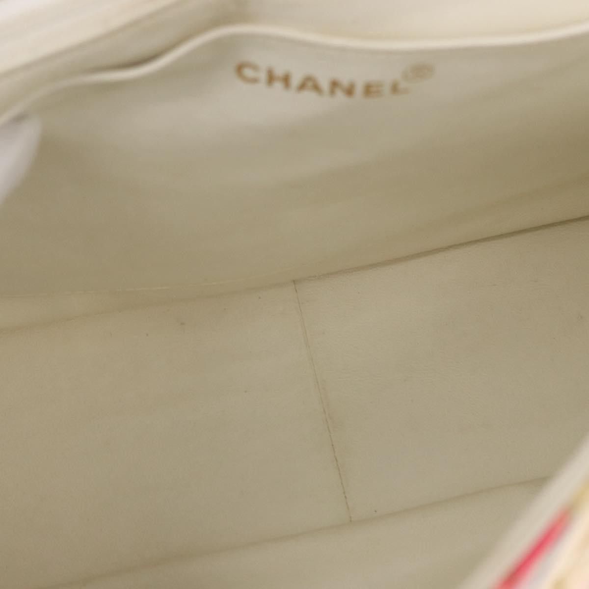 Chanel Chanel Vintage Classic Single Flap Bag Vinyl Size ONE SIZE - 5 Thumbnail