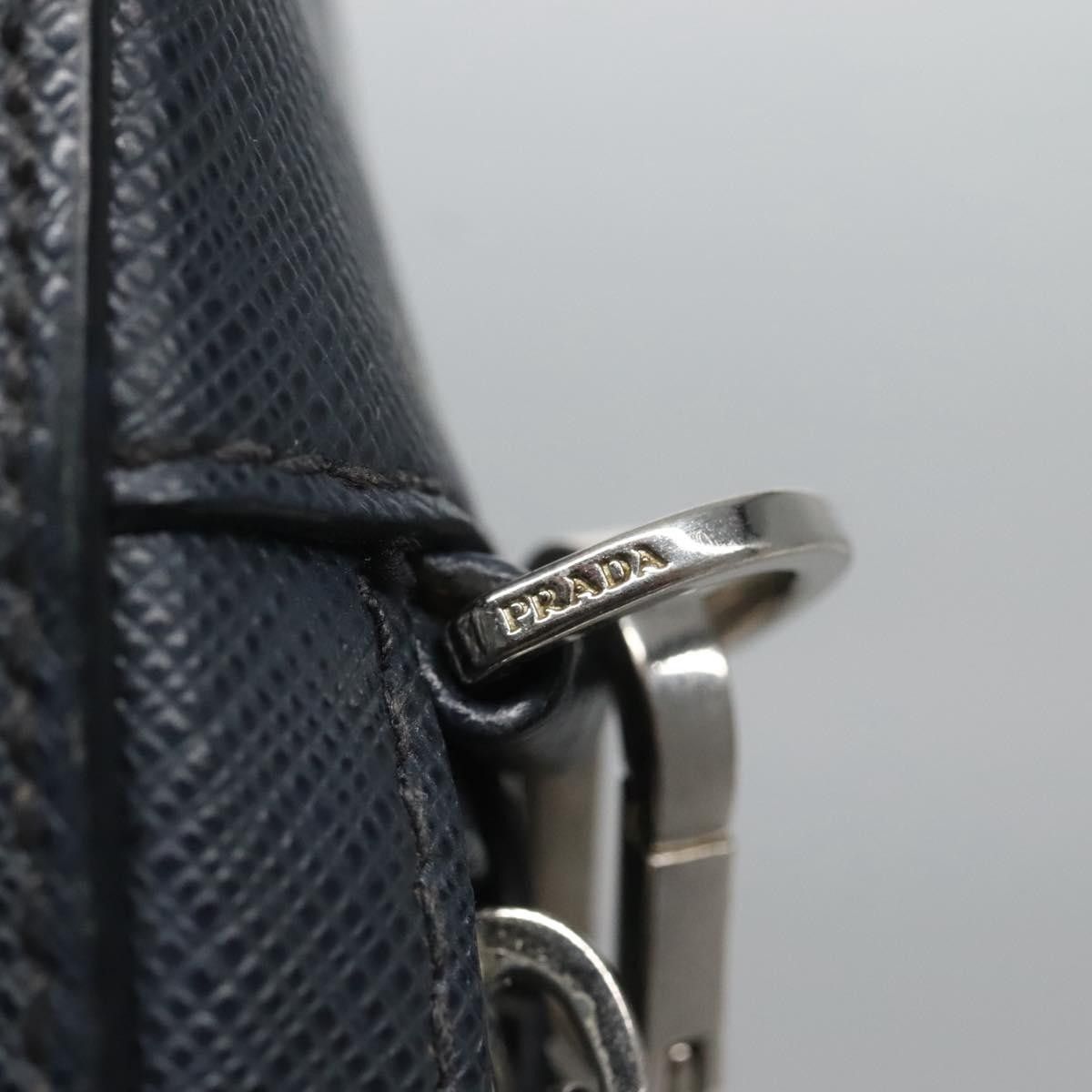 Prada Prada Zip Pochette Saffiano Leather Size ONE SIZE - 17 Thumbnail