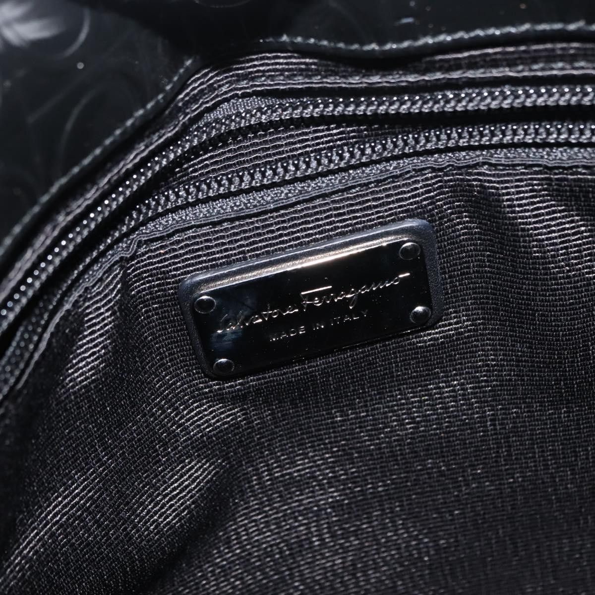 Salvatore Ferragamo Salvatore Ferragamo Gancini Patent Leather Size ONE SIZE - 6 Thumbnail