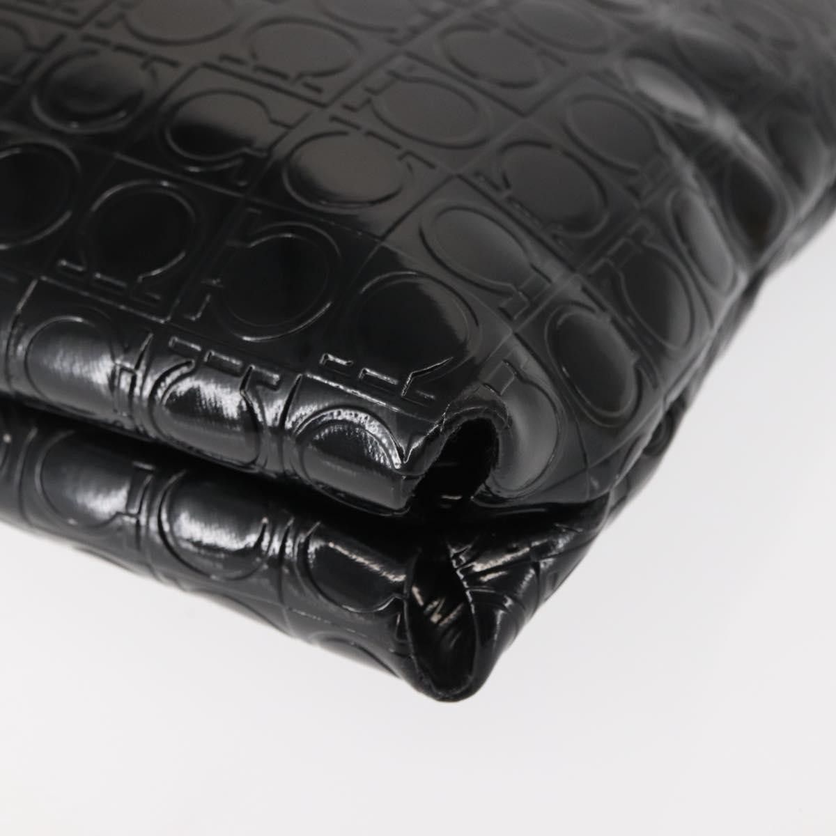 Salvatore Ferragamo Salvatore Ferragamo Gancini Patent Leather Size ONE SIZE - 12 Thumbnail