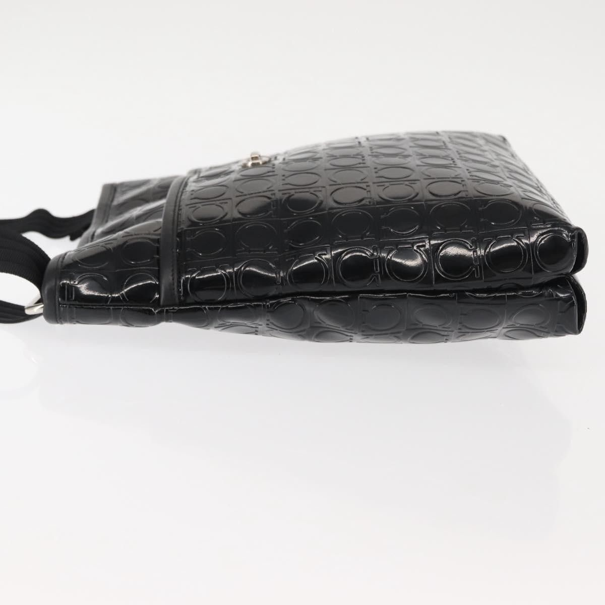Salvatore Ferragamo Salvatore Ferragamo Gancini Patent Leather Size ONE SIZE - 4 Thumbnail