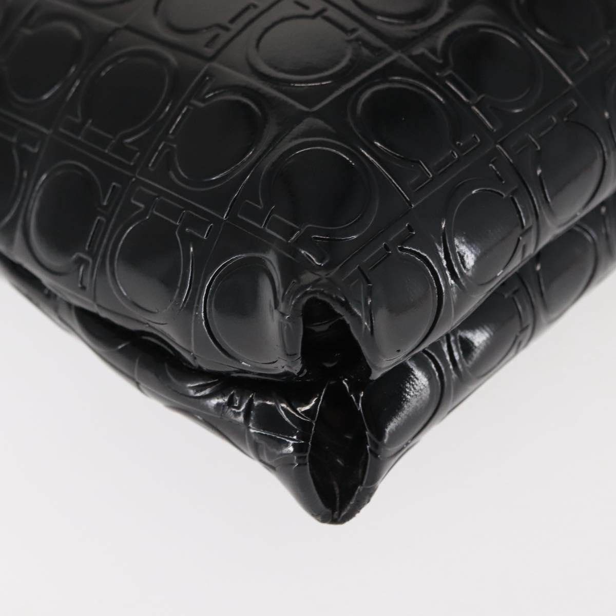 Salvatore Ferragamo Salvatore Ferragamo Gancini Patent Leather Size ONE SIZE - 9 Thumbnail