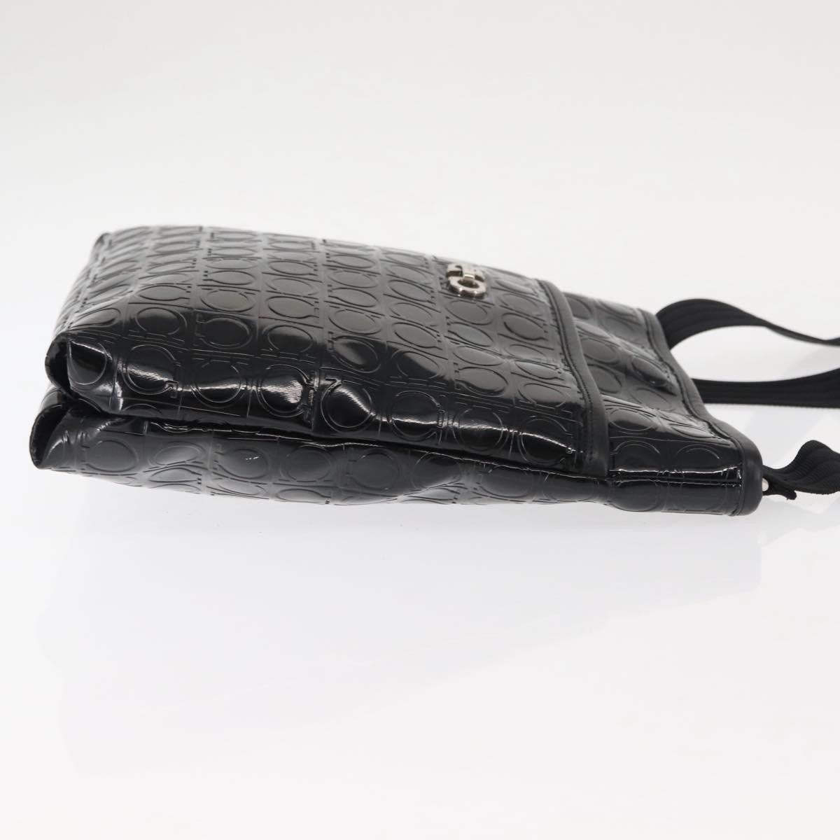 Salvatore Ferragamo Salvatore Ferragamo Gancini Patent Leather Size ONE SIZE - 3 Thumbnail