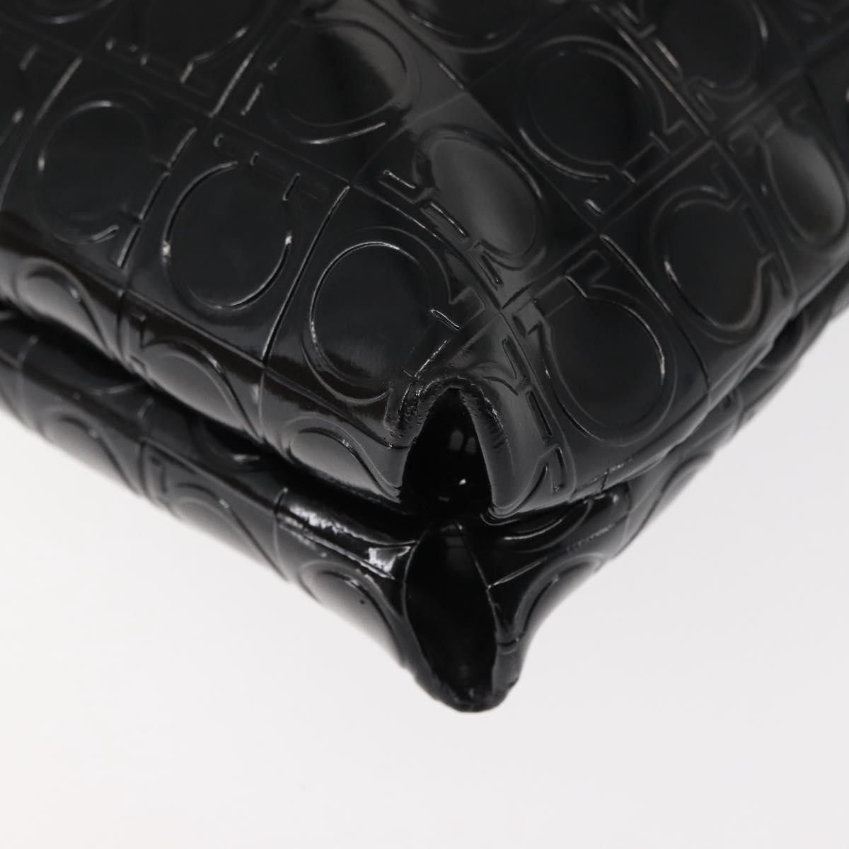 Salvatore Ferragamo Salvatore Ferragamo Gancini Patent Leather Size ONE SIZE - 11 Thumbnail