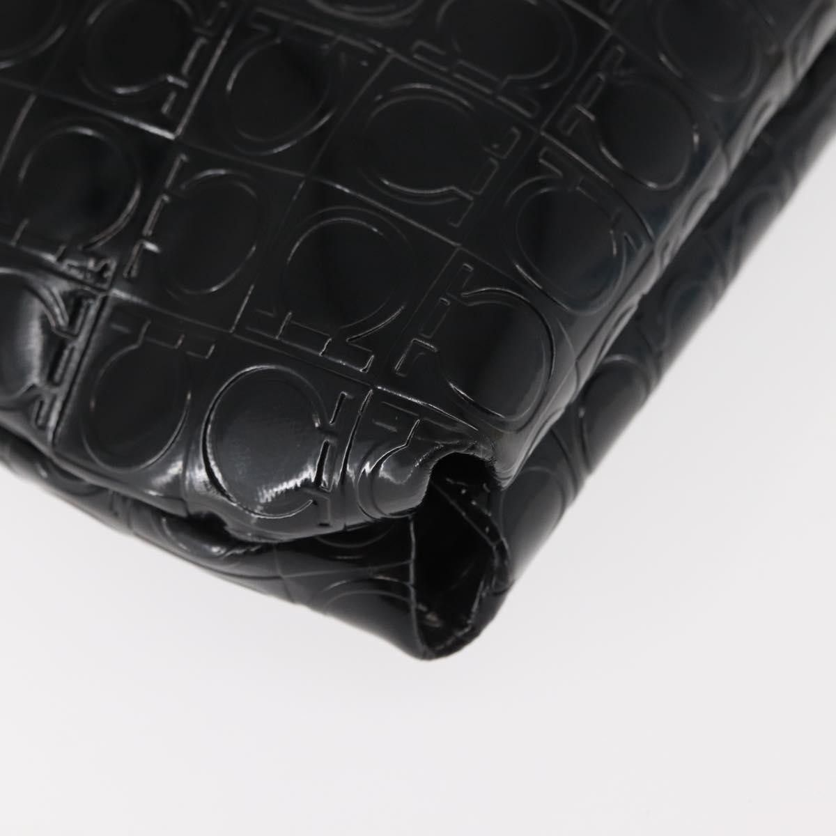 Salvatore Ferragamo Salvatore Ferragamo Gancini Patent Leather Size ONE SIZE - 10 Thumbnail