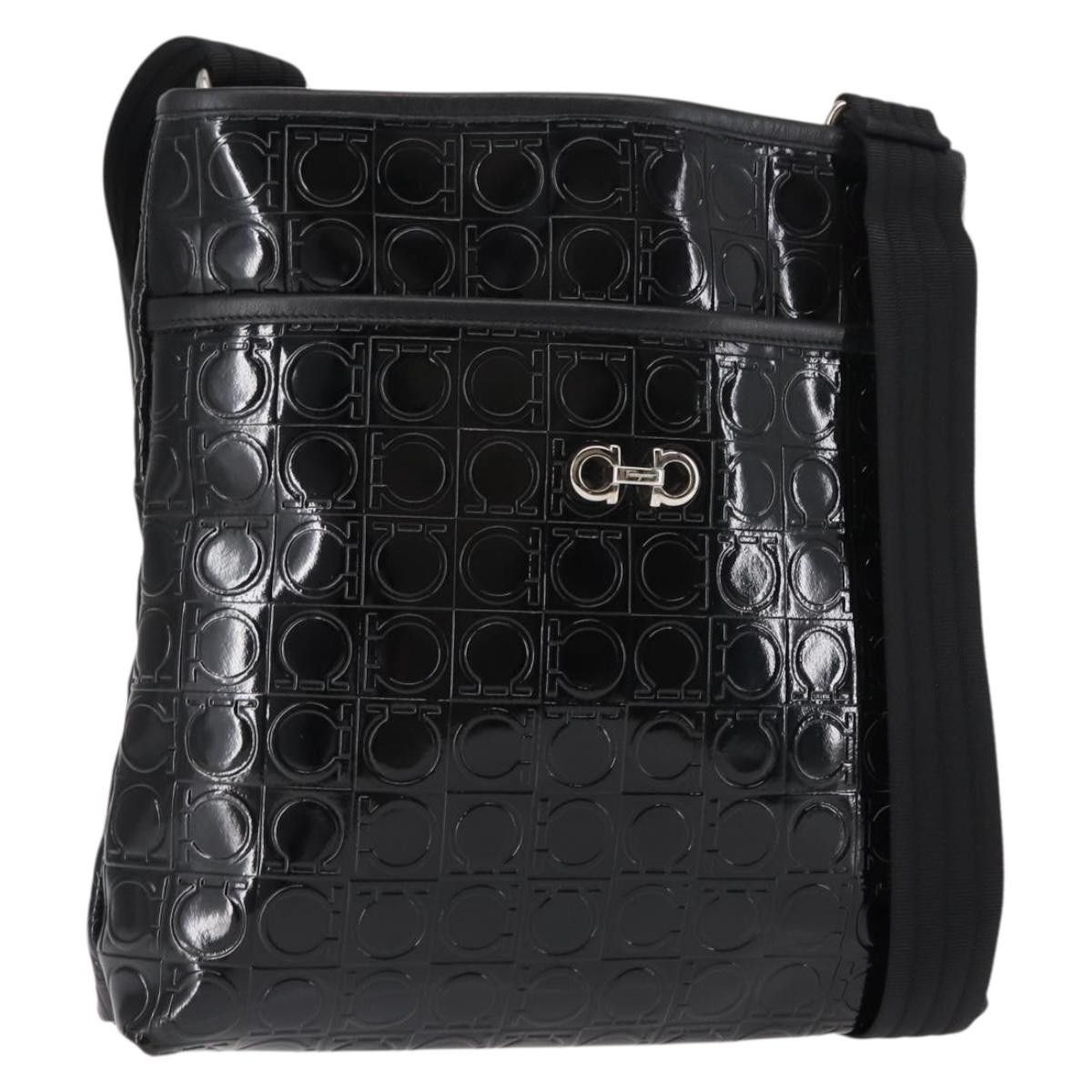 Salvatore Ferragamo Salvatore Ferragamo Gancini Patent Leather Size ONE SIZE - 17 Thumbnail