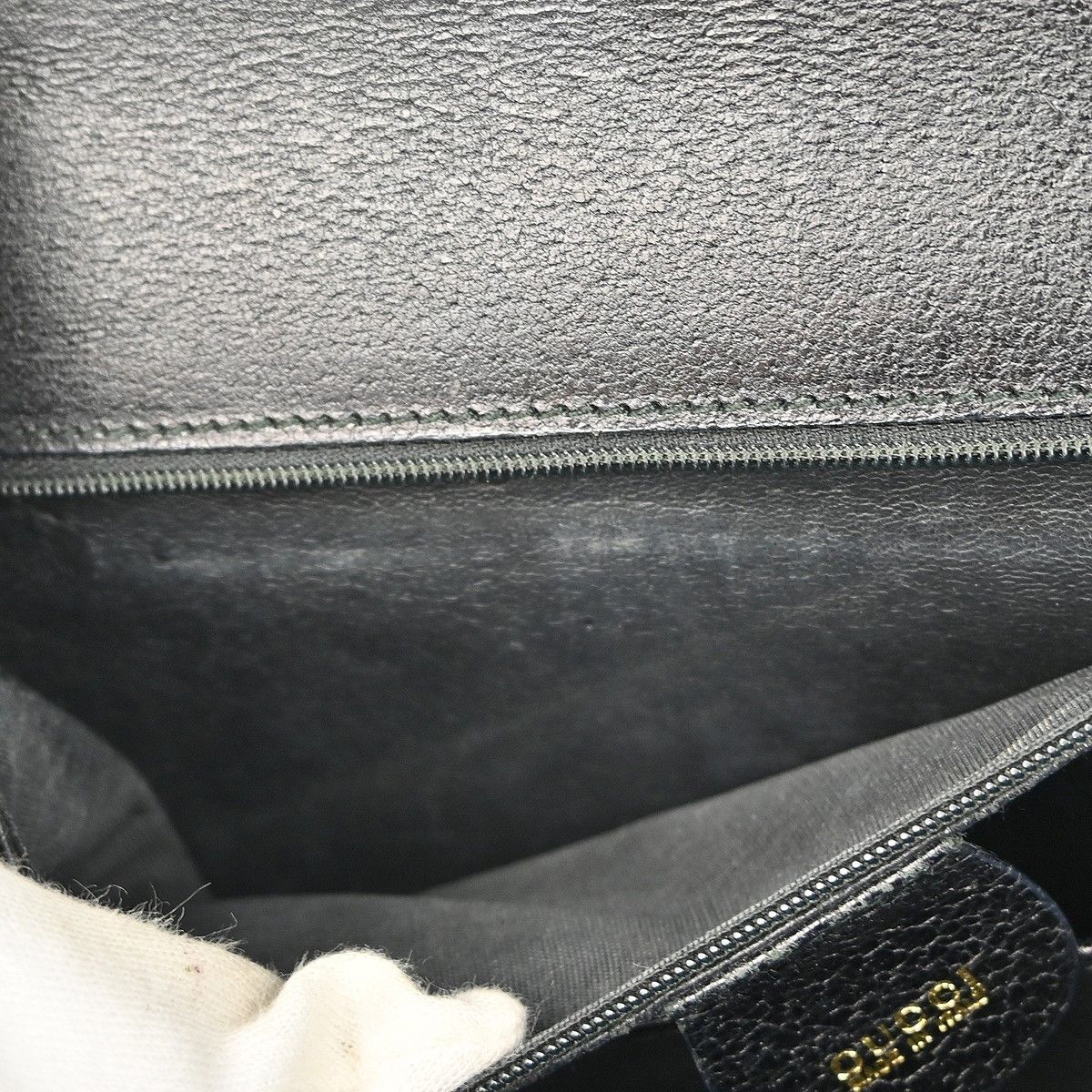 Gucci Gucci Vintage Convertible Bamboo Top Handle Bag Leather Size ONE SIZE - 12 Thumbnail