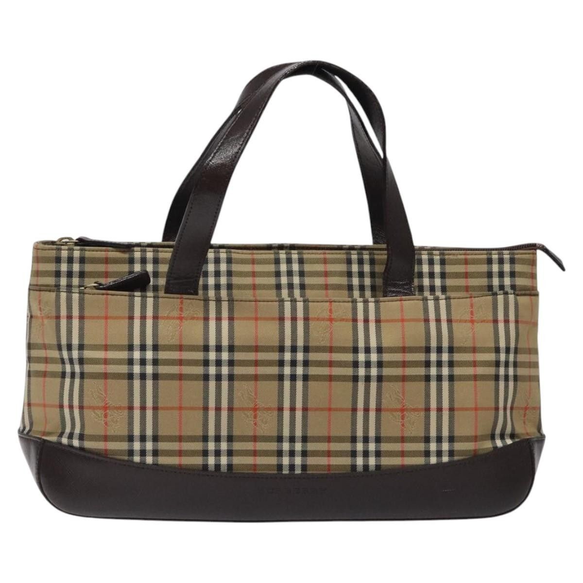 Burberry Burberry Nova Check Handbag Nova Check Canvas and leather Size ONE SIZE - 17 Thumbnail