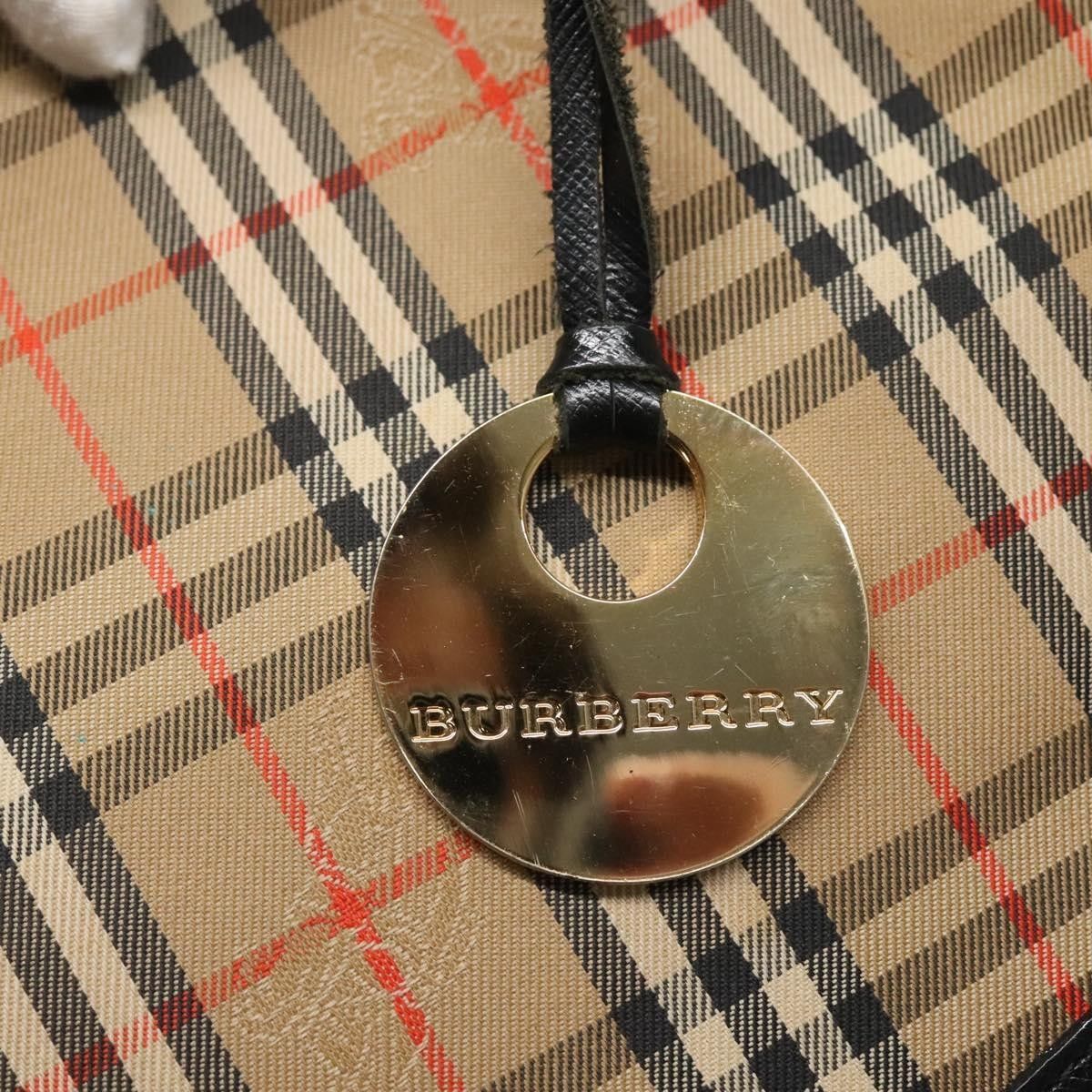 Burberry Burberry Nova Check Tote Canvas and Leather Size ONE SIZE - 12 Thumbnail