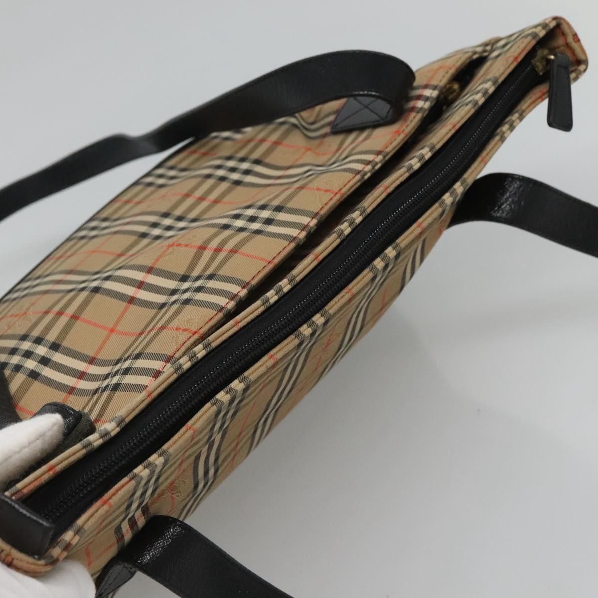 Burberry Burberry Nova Check Tote Canvas and Leather Size ONE SIZE - 15 Thumbnail