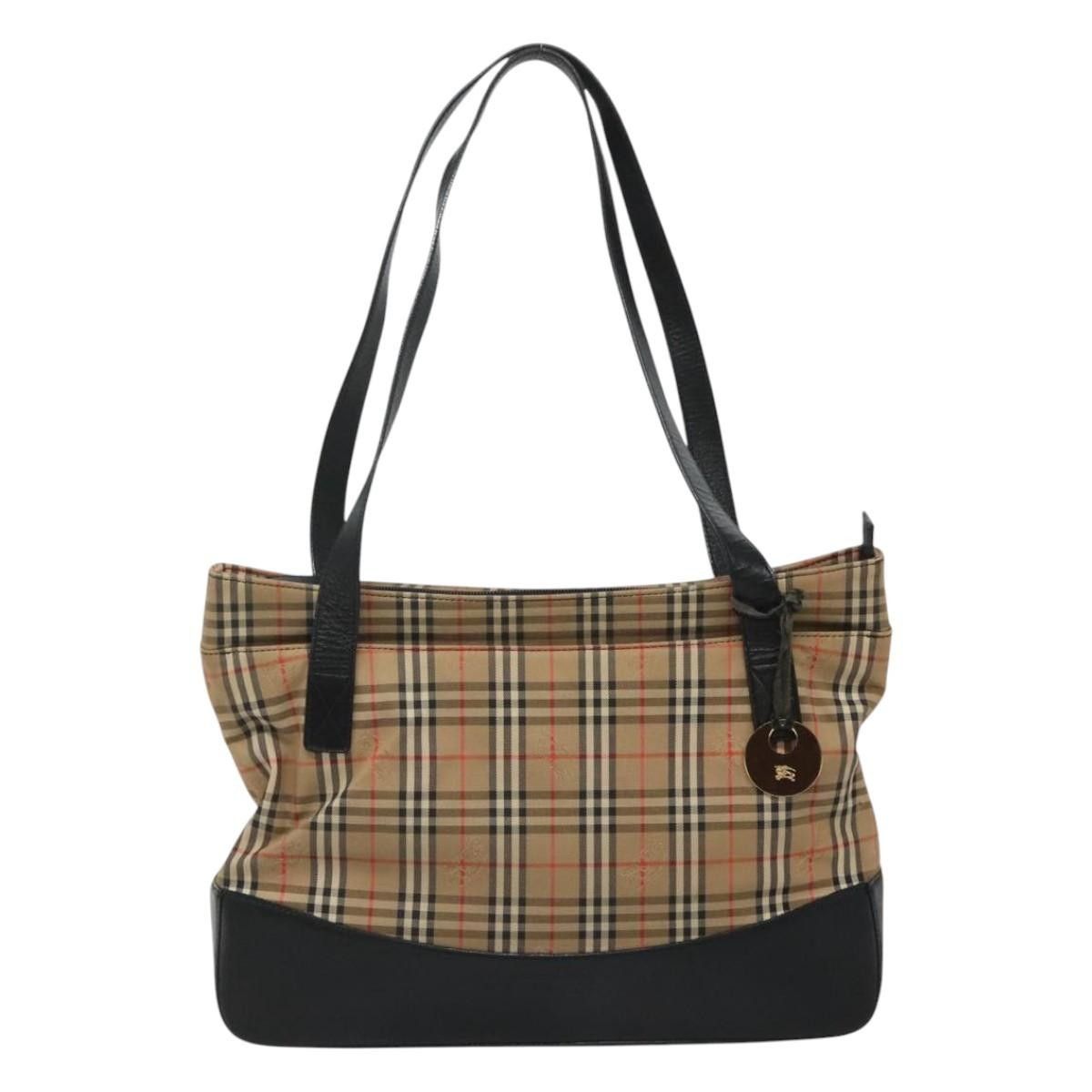 Burberry Burberry Nova Check Tote Canvas and Leather Size ONE SIZE - 18 Thumbnail