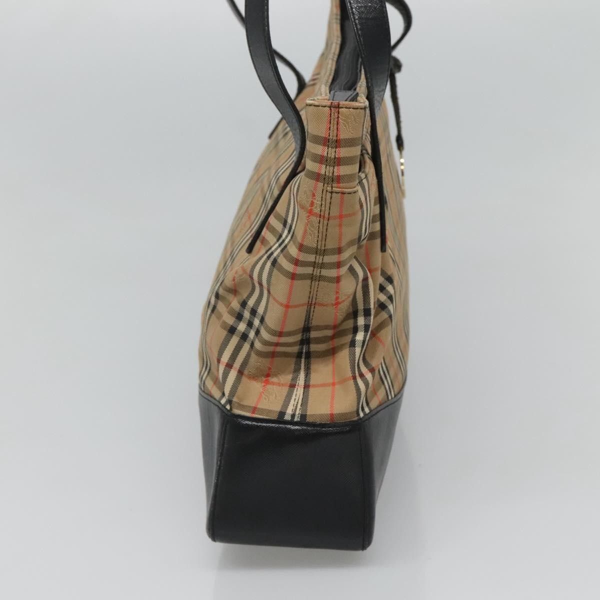 Burberry Burberry Nova Check Tote Canvas and Leather Size ONE SIZE - 3 Thumbnail