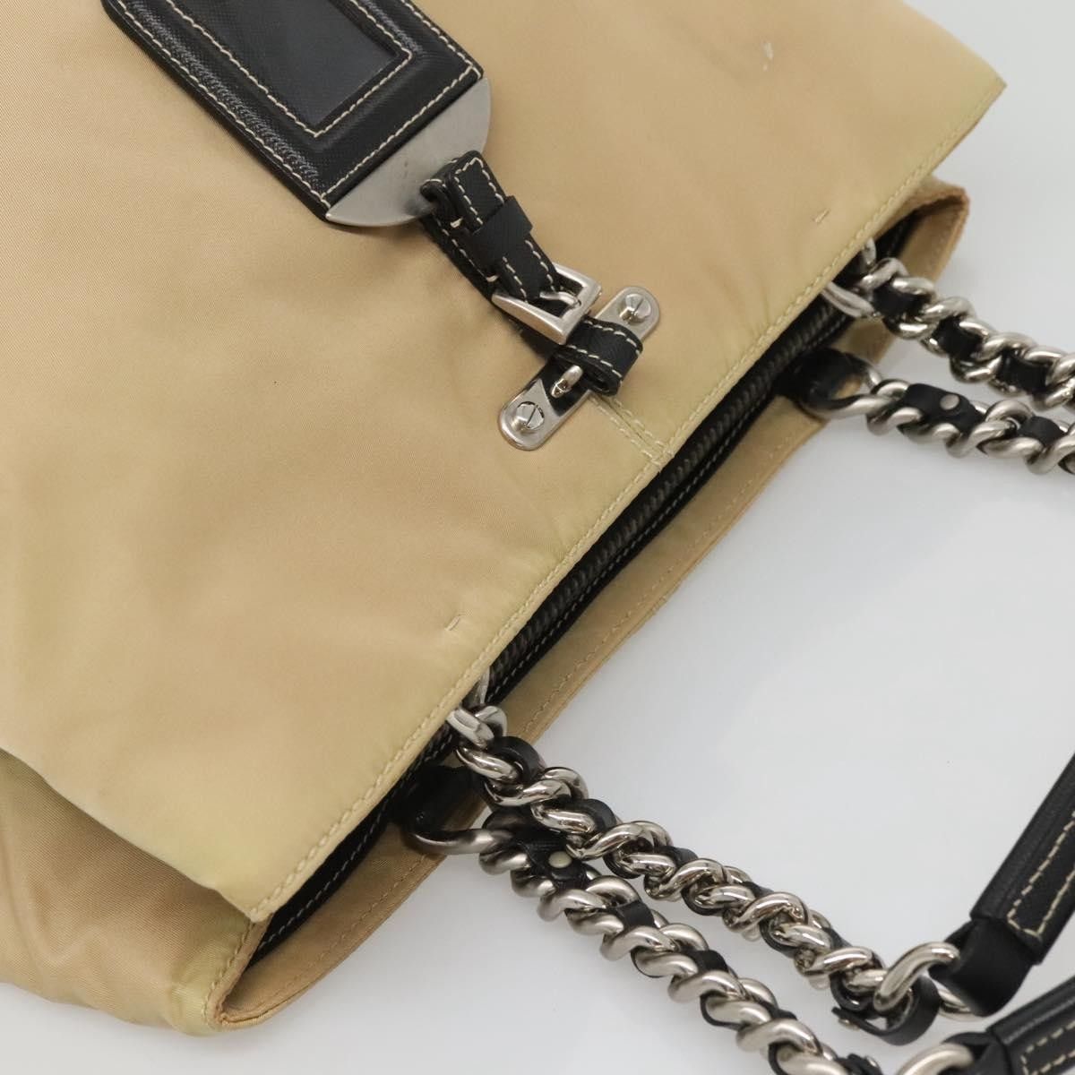 Prada Prada Convertible Chain Tote Quilted Tessuto Size ONE SIZE - 18 Thumbnail