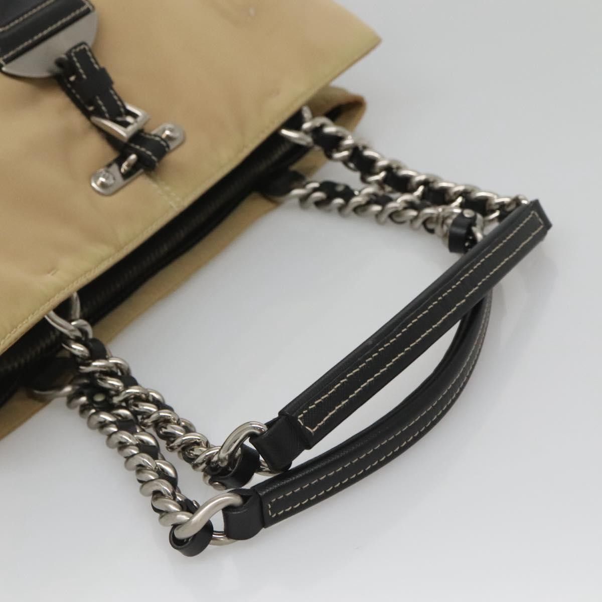 Prada Prada Convertible Chain Tote Quilted Tessuto Size ONE SIZE - 8 Thumbnail