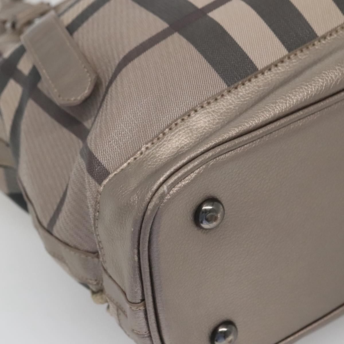 Burberry Burberry Nova Check Tote Canvas and Leather Size ONE SIZE - 10 Thumbnail