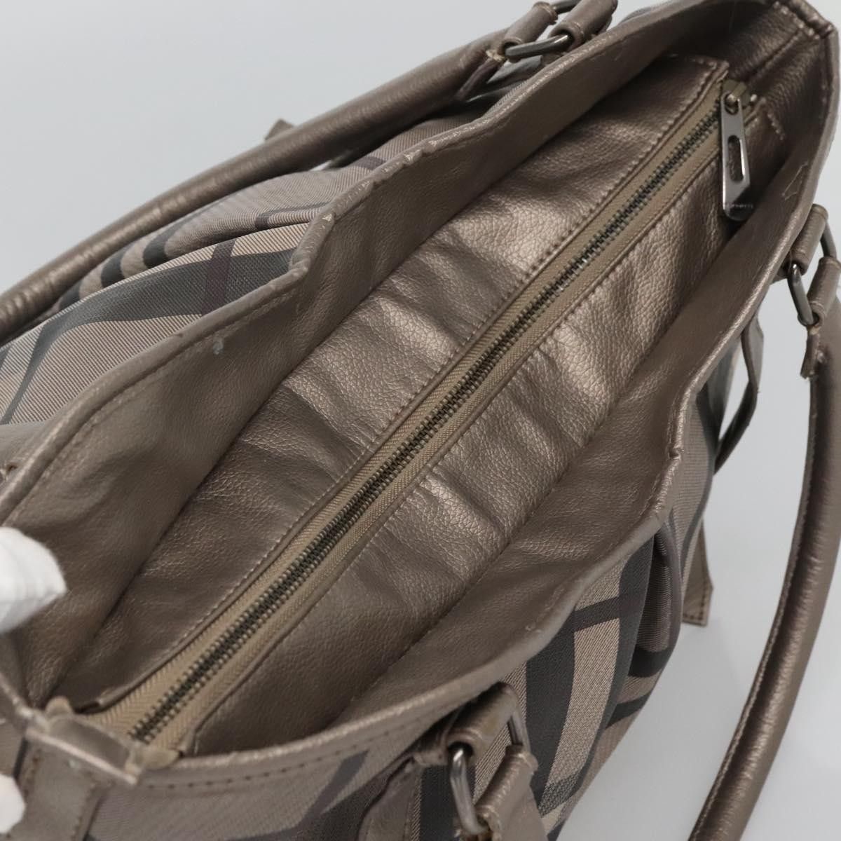 Burberry Burberry Nova Check Tote Canvas and Leather Size ONE SIZE - 17 Thumbnail