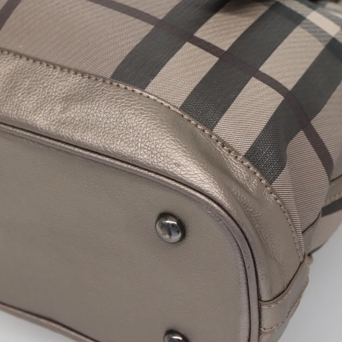 Burberry Burberry Nova Check Tote Canvas and Leather Size ONE SIZE - 9 Thumbnail