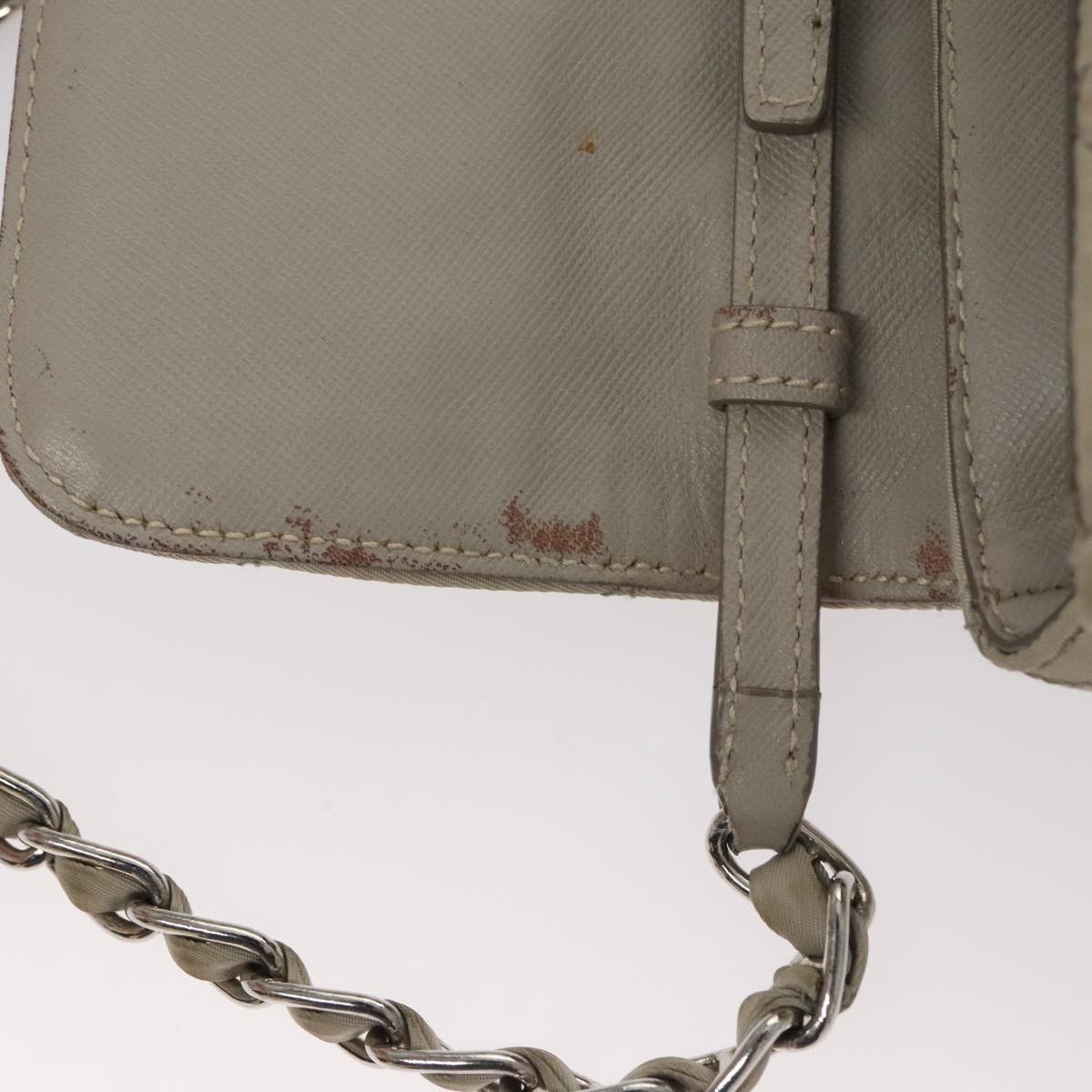 Prada Prada Pushlock Chain Flap Bag Quilted Tessuto Size ONE SIZE - 17 Thumbnail