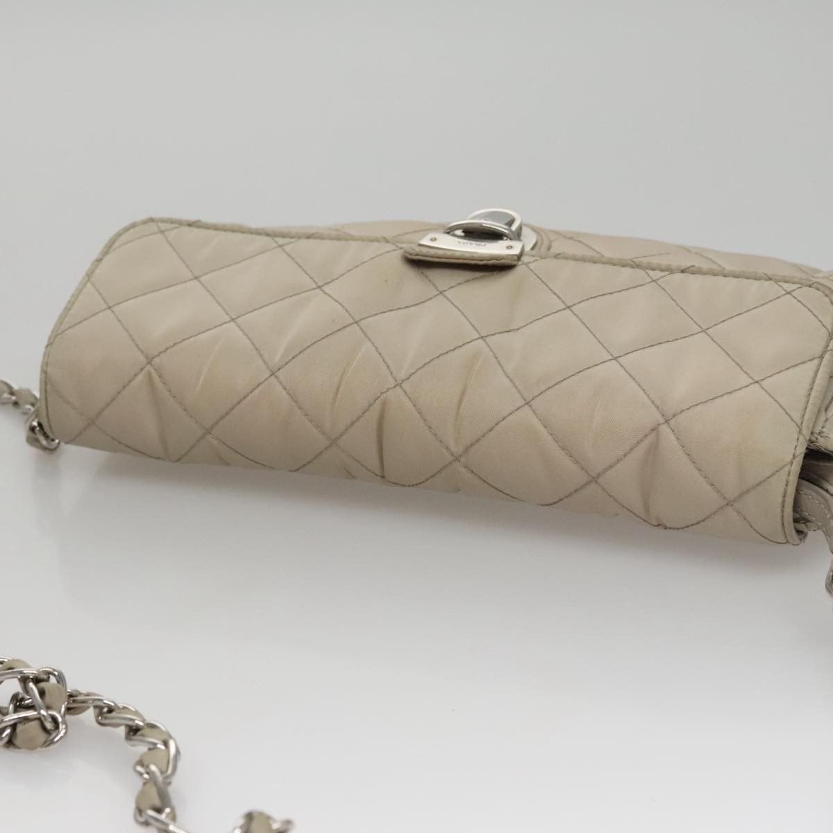 Prada Prada Pushlock Chain Flap Bag Quilted Tessuto Size ONE SIZE - 20 Thumbnail