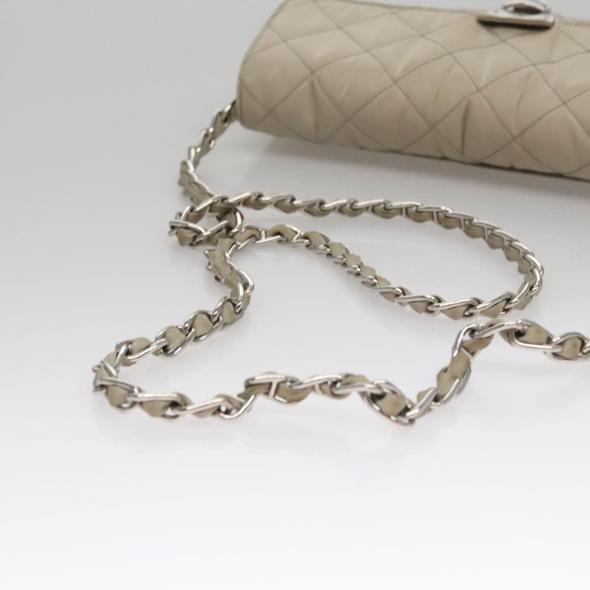 Prada Prada Pushlock Chain Flap Bag Quilted Tessuto Size ONE SIZE - 8 Thumbnail