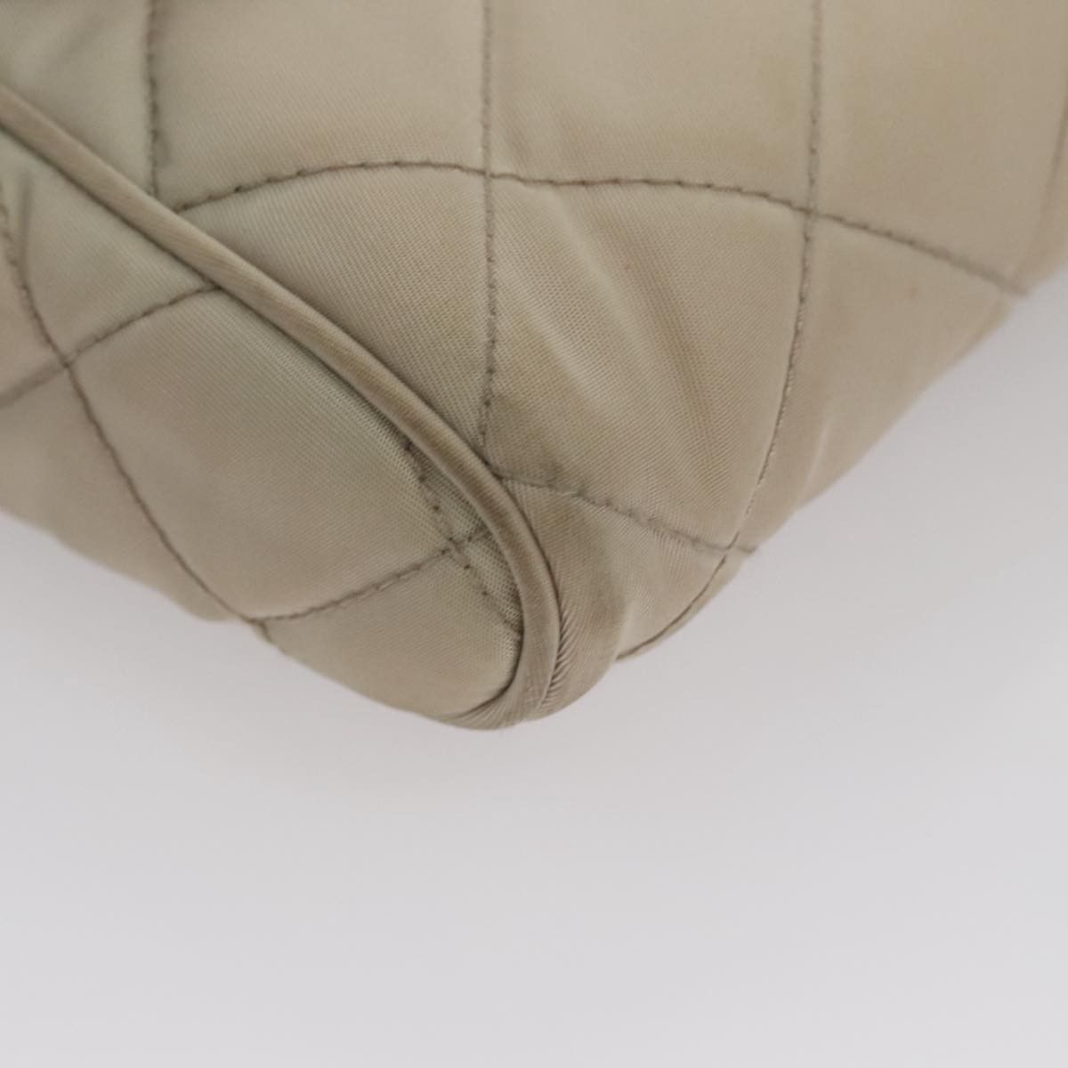 Prada Prada Pushlock Chain Flap Bag Quilted Tessuto Size ONE SIZE - 9 Thumbnail