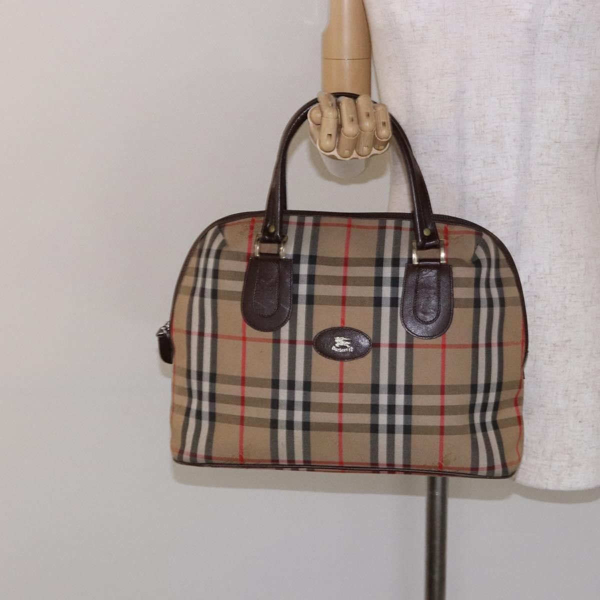 Burberry Burberry Nova Check Handbag Nova Check Canvas Size ONE SIZE - 13 Thumbnail