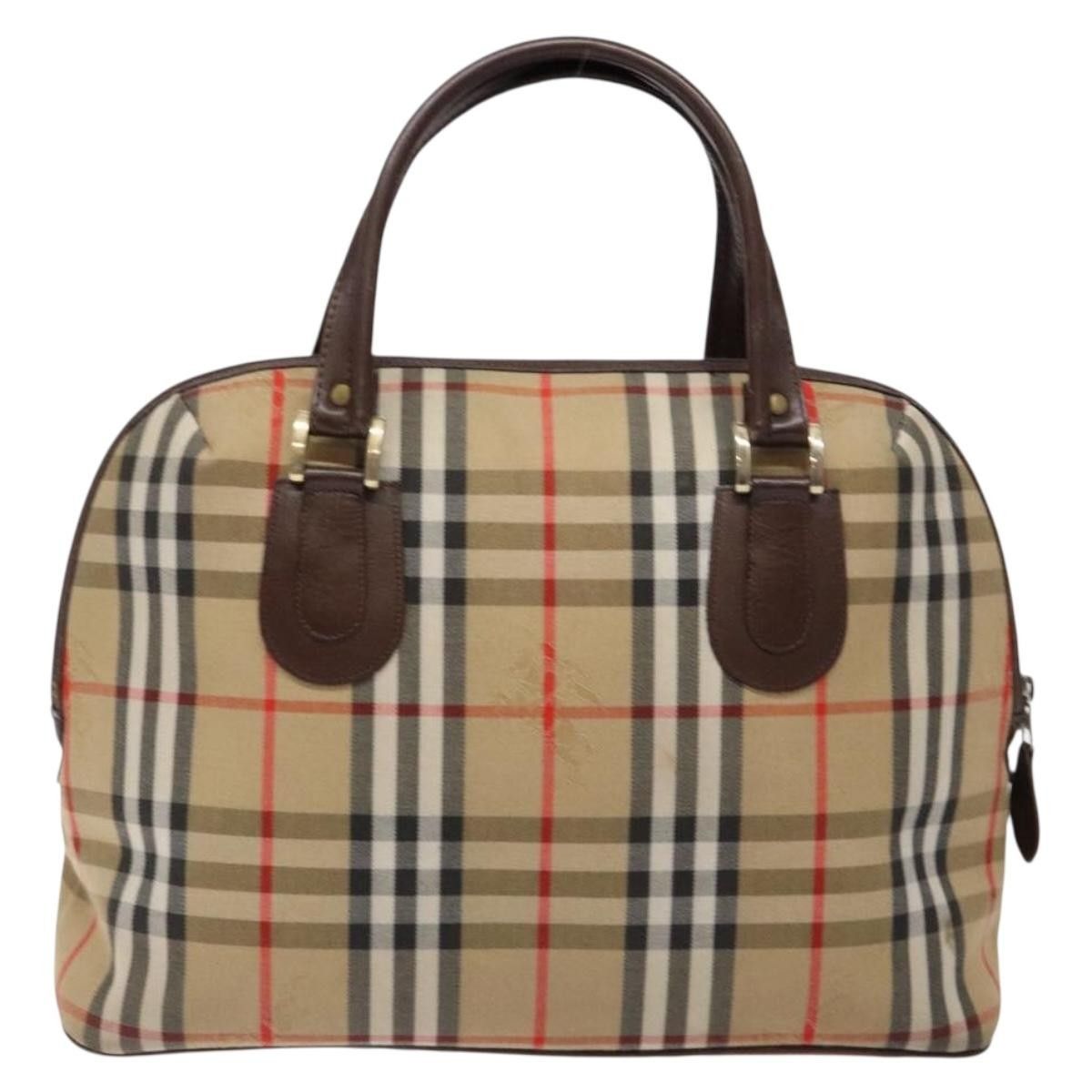 Burberry Burberry Nova Check Handbag Nova Check Canvas Size ONE SIZE - 2 Thumbnail
