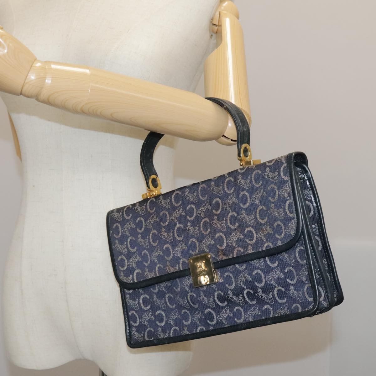 Celine Celine C Sulky Handbag Canvas Size ONE SIZE - 13 Thumbnail