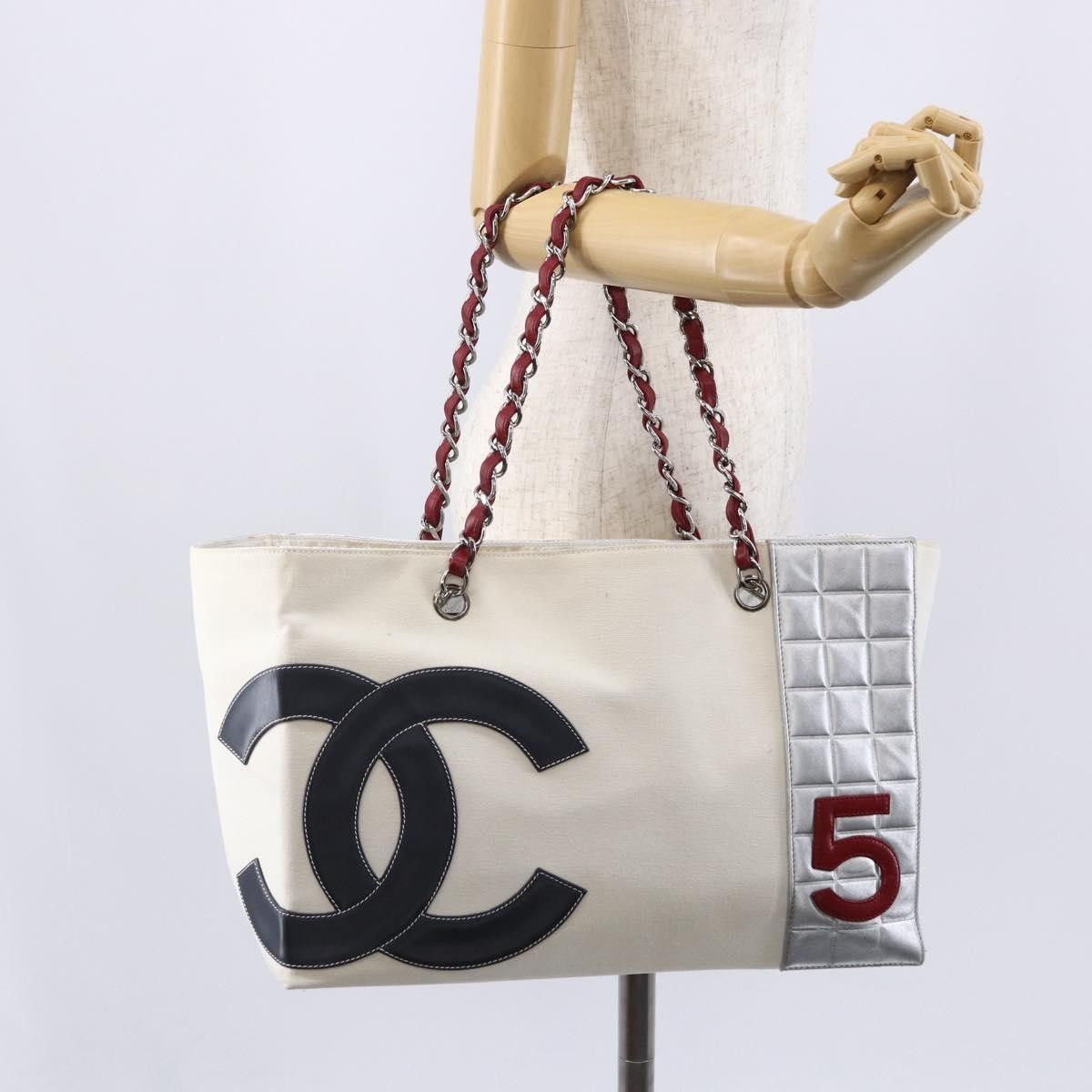 Chanel Chanel No.5 Tote Canvas and Leather Size ONE SIZE - 13 Thumbnail