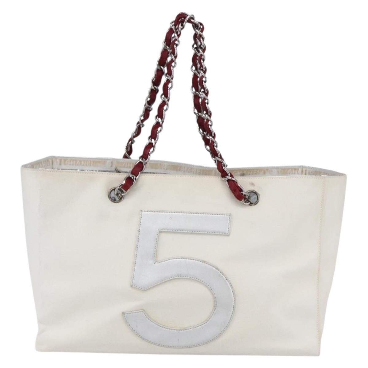 Chanel Chanel No.5 Tote Canvas and Leather Size ONE SIZE - 2 Thumbnail