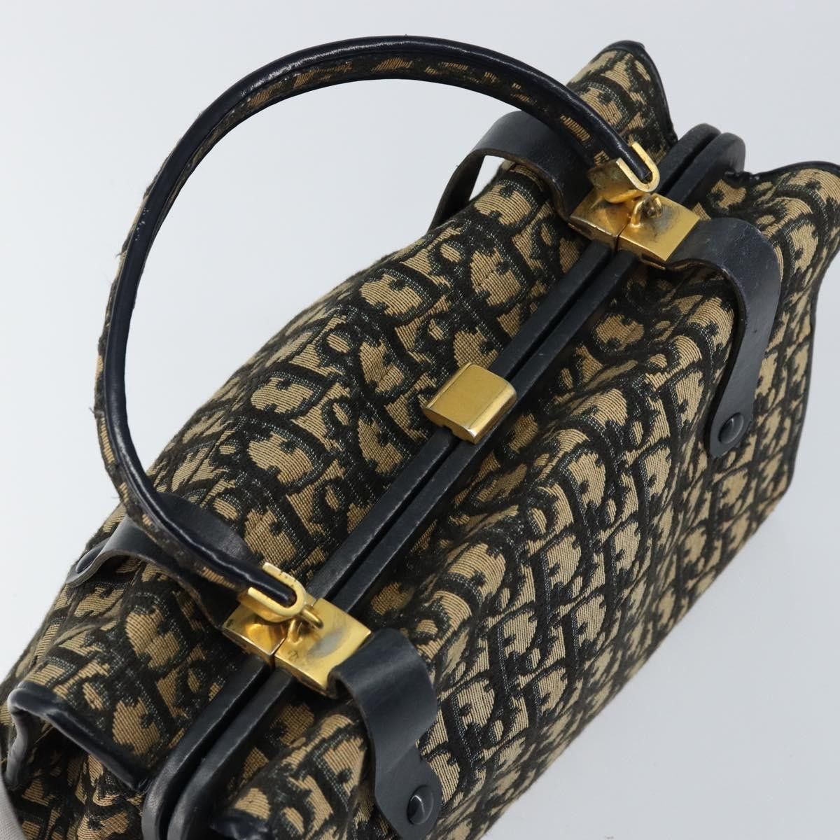 Dior Christian Dior Vintage Trotter Handbag Canvas Size ONE SIZE - 14 Thumbnail