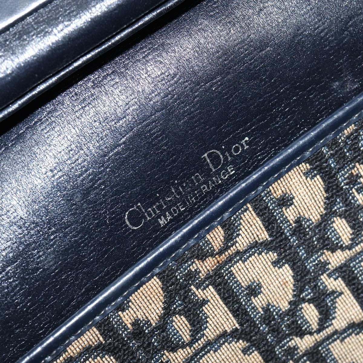 Dior Christian Dior Vintage Trotter Handbag Canvas Size ONE SIZE - 6 Thumbnail