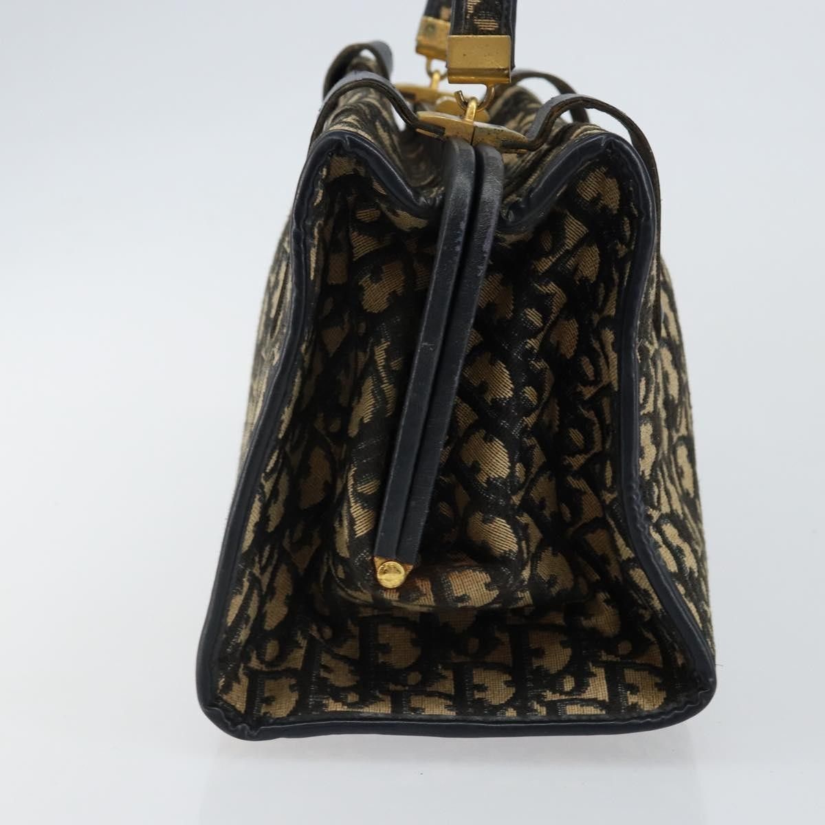 Dior Christian Dior Vintage Trotter Handbag Canvas Size ONE SIZE - 4 Thumbnail