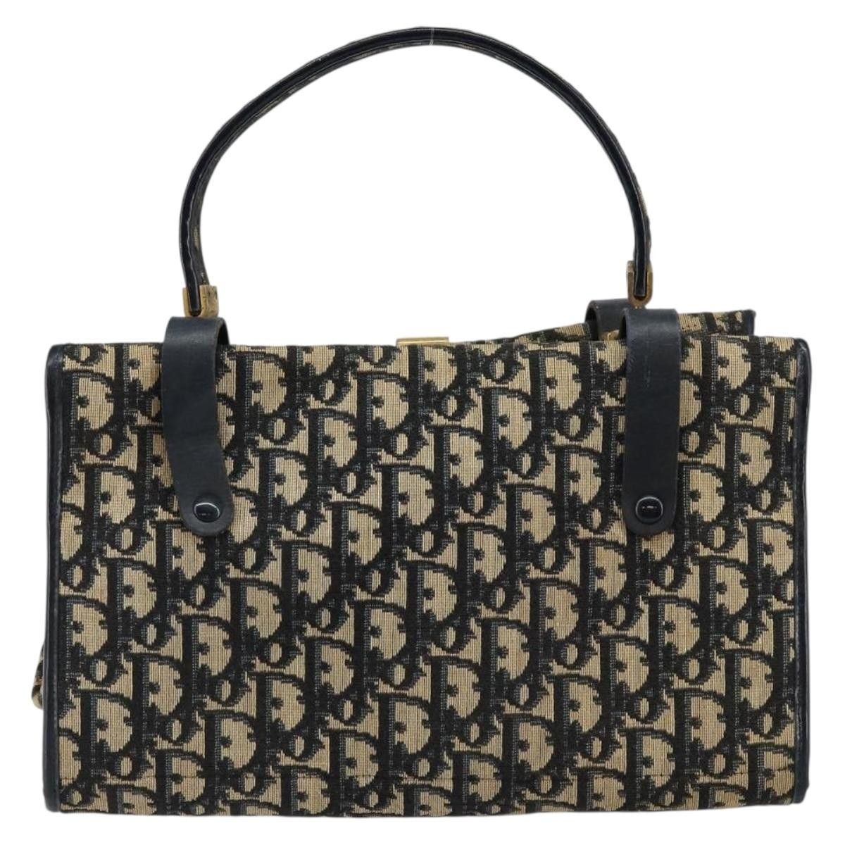Dior Christian Dior Vintage Trotter Handbag Canvas Size ONE SIZE - 2 Thumbnail