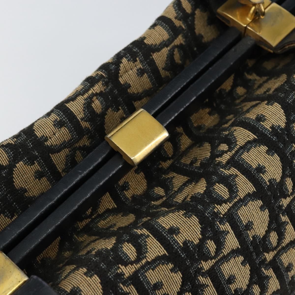 Dior Christian Dior Vintage Trotter Handbag Canvas Size ONE SIZE - 16 Thumbnail