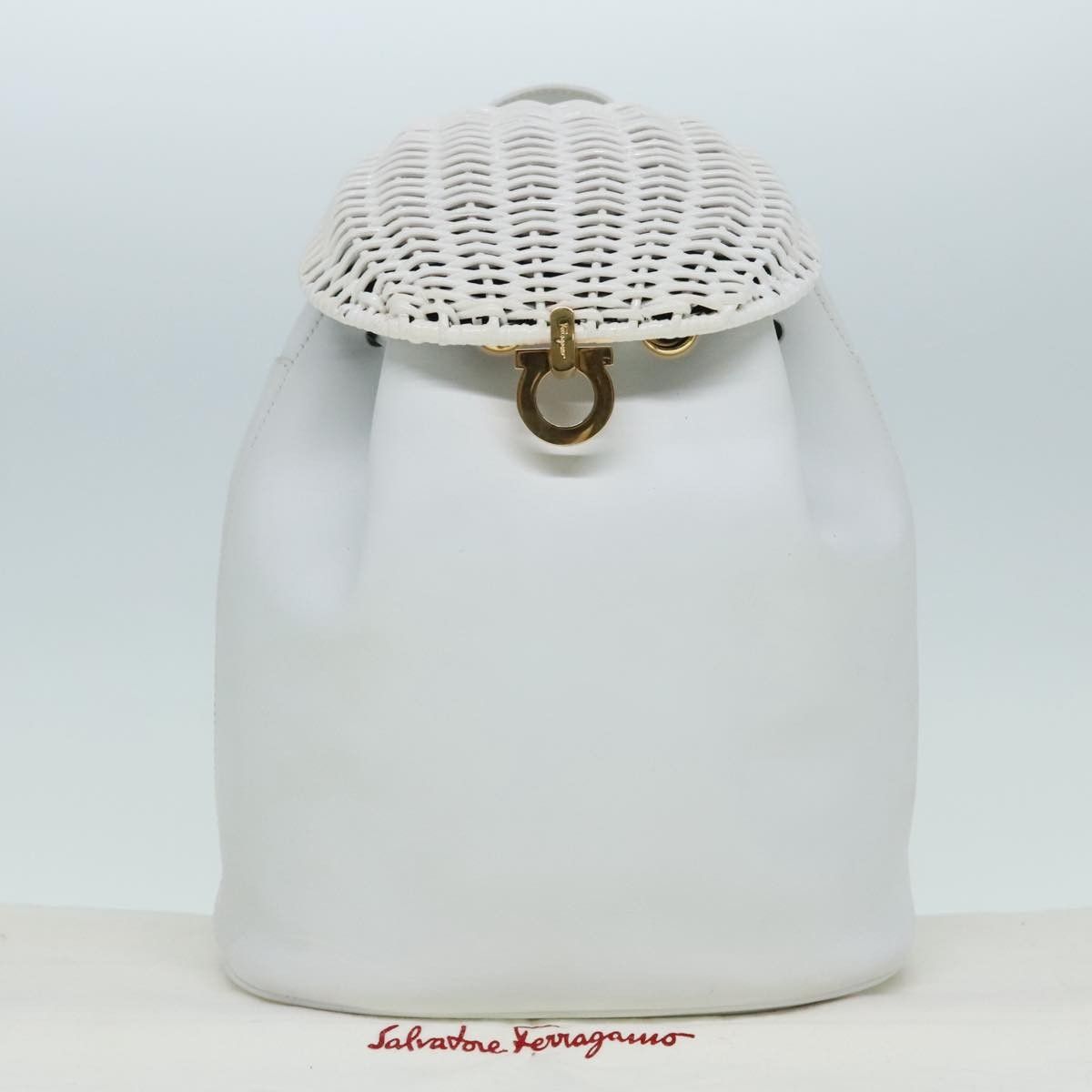 Salvatore Ferragamo Salvatore Ferragamo Gancini Backpack Leather Size ONE SIZE - 12 Thumbnail
