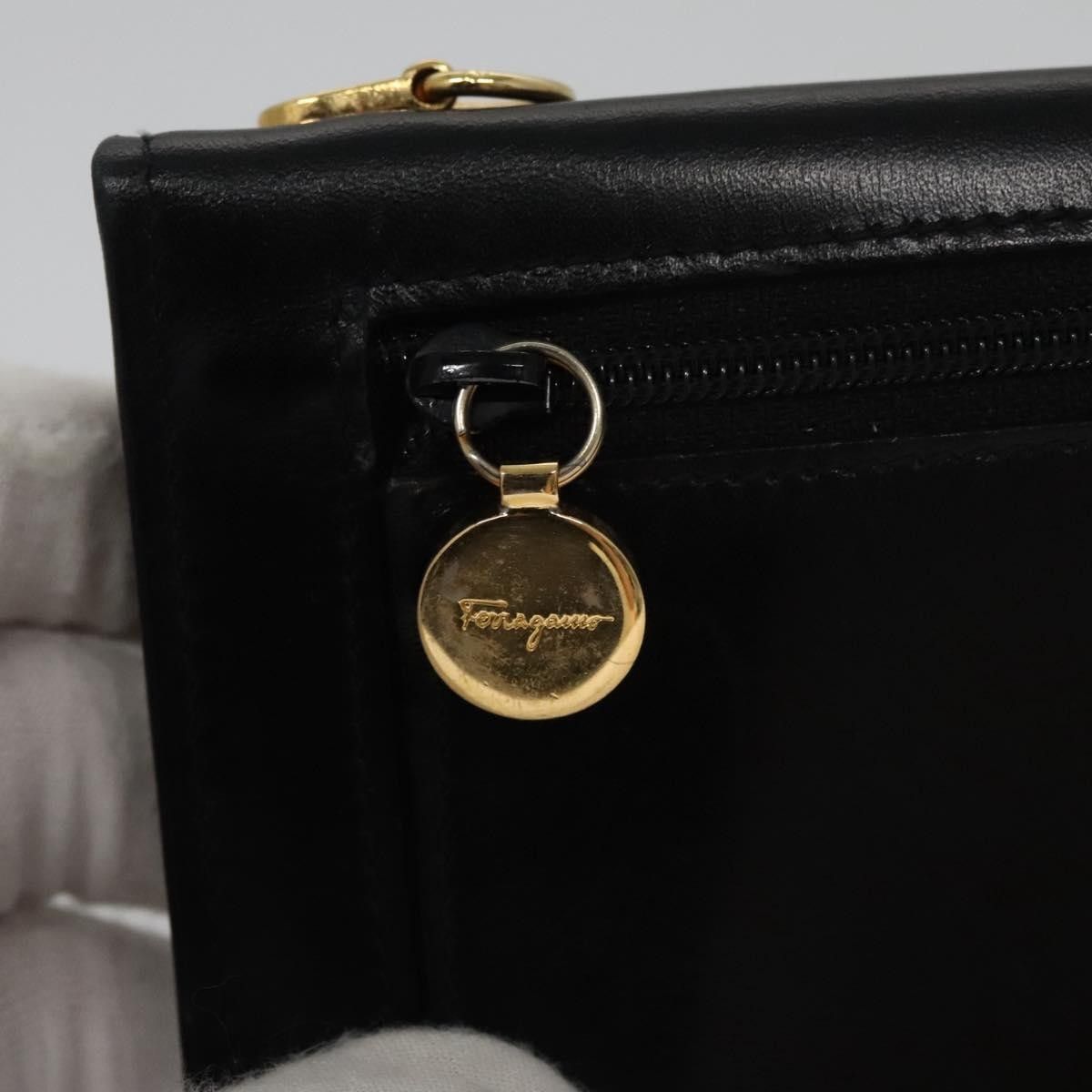 Salvatore Ferragamo Salvatore Ferragamo Gancini Flap Wallet Leather Size ONE SIZE - 16 Thumbnail