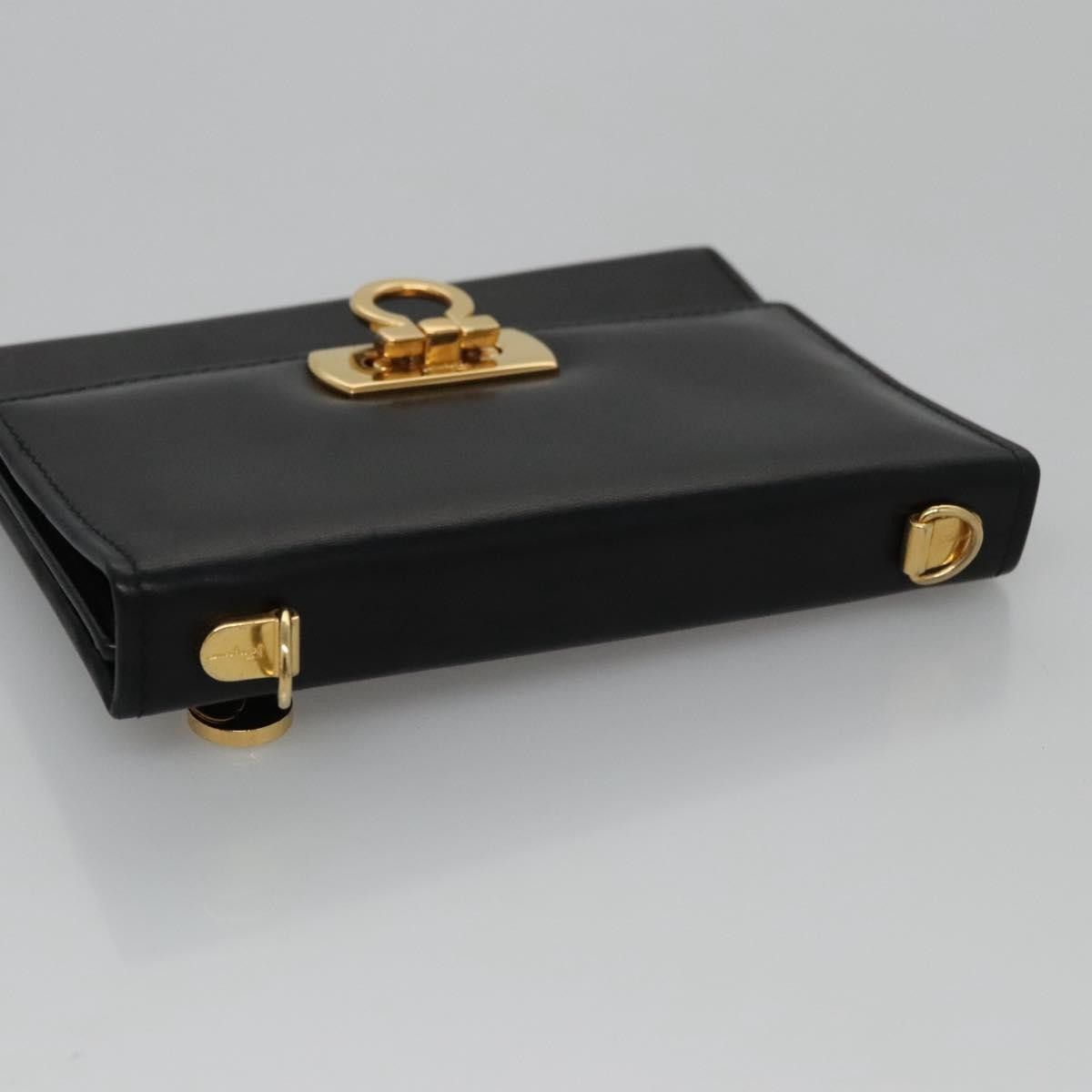 Salvatore Ferragamo Salvatore Ferragamo Gancini Flap Wallet Leather Size ONE SIZE - 14 Thumbnail