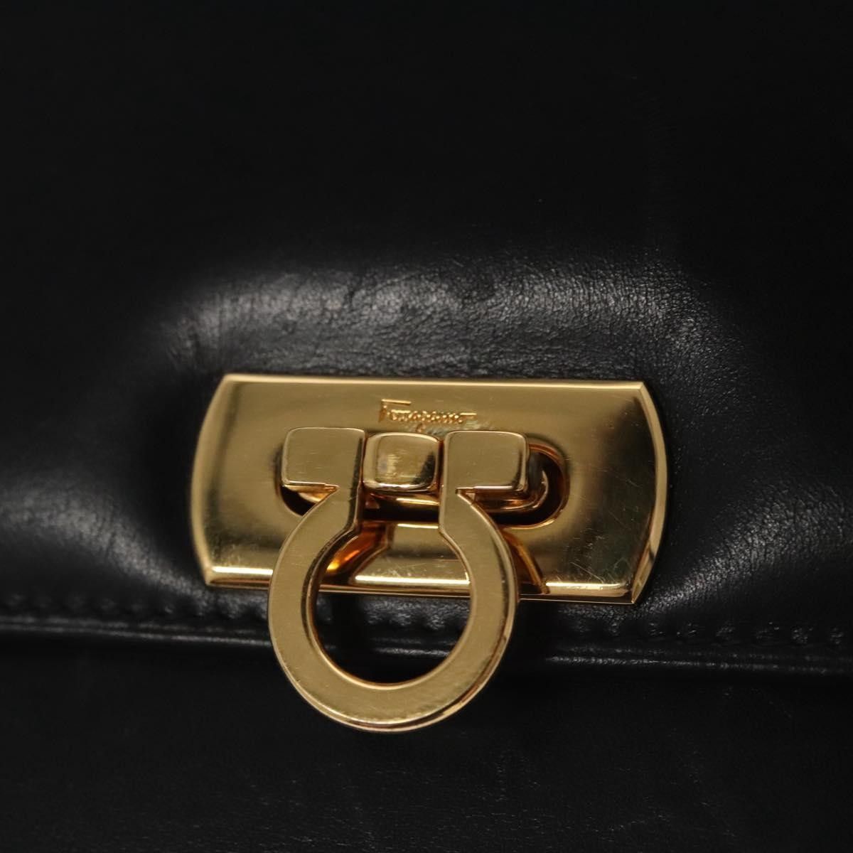 Salvatore Ferragamo Salvatore Ferragamo Gancini Flap Wallet Leather Size ONE SIZE - 11 Thumbnail