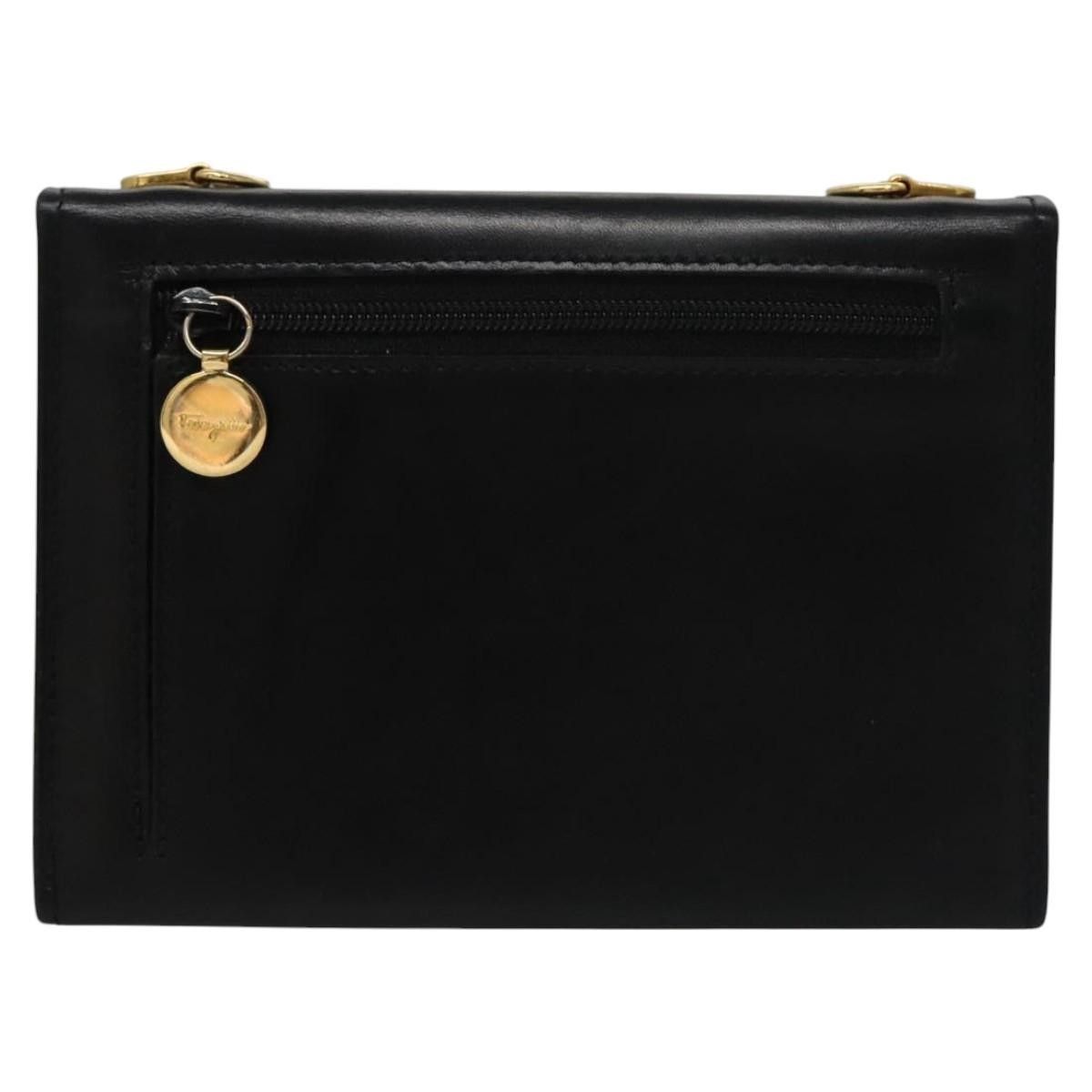 Salvatore Ferragamo Salvatore Ferragamo Gancini Flap Wallet Leather Size ONE SIZE - 2 Thumbnail